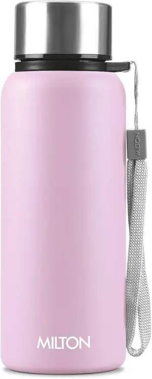 BRIM Stainless Steel Light Purple Colour Water Bottle (600ml) 