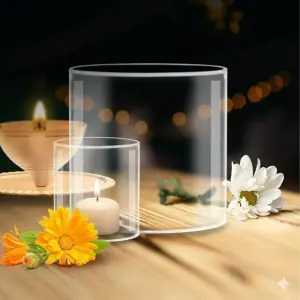 BOROSILICATE CHIMNEY  Shubham Diya Medium  Packing: 1/12  