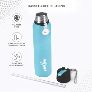 SIPSTAR - Stainless Steel Sipper Blue Colour Water Bottle 750ml