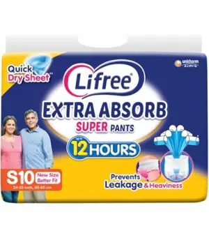 LIFREE SUPER EXTRA ABSORB PANTS S-10
