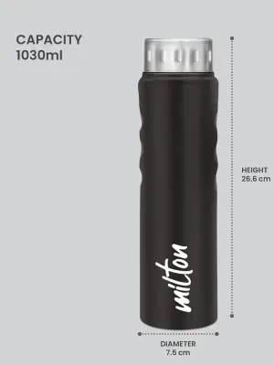 STREAM Stainless Steel Blue Colour Water Bottle 1000 ml