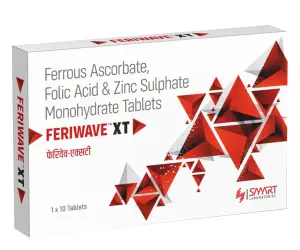 FERIWAVE XT tablet (Ferrous Ascorbate, Folic Acid & Zinc Sulphate Monohydrate Tablets)