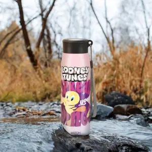 Handy Design Stainless Steel Light Pink Colour Water Bottle (650ml) 