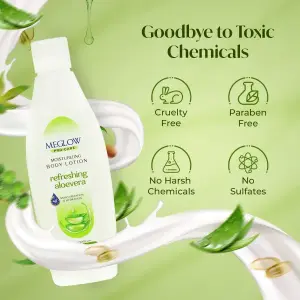 MEGLOW  150ml Body Lotion (Aloevera)