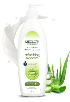 MEGLOW  500ml Body Lotion (Aloevera)