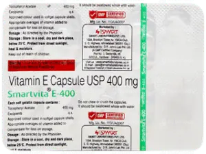  Vitamin E capsule USP Smartvita E 400