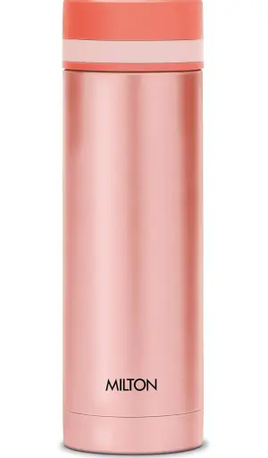 Slim 500 Thermosteel Vacuum Insulated Hot & Cold Water Bottle, 440 ml, Peach