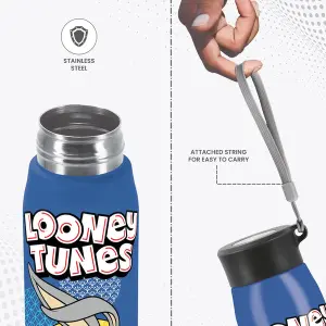 Handy Design Stainless Steel Dark Blue Water Bottle (650ml) 