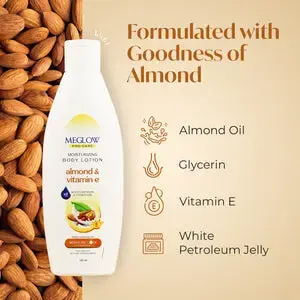 MEGLOW  150ml Body Lotion (Almond & Vit.E)