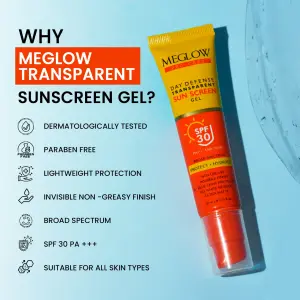 MEGLOW 30ml SUNSCREEN GEL 