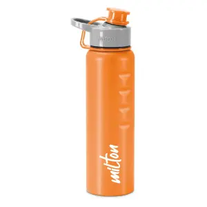 GRIPPER Stainless Steel Water Bottle, 1000 ml, Orange