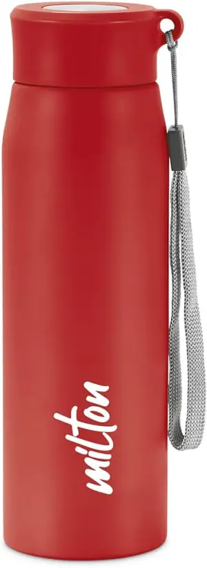 Handy Stainless Steel Sipper Red Colour Water Bottle (850 ML) 