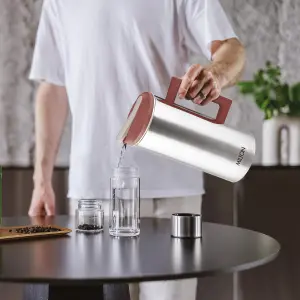 Milton Citrine Stainless Steel 1600 Water Jug Red 