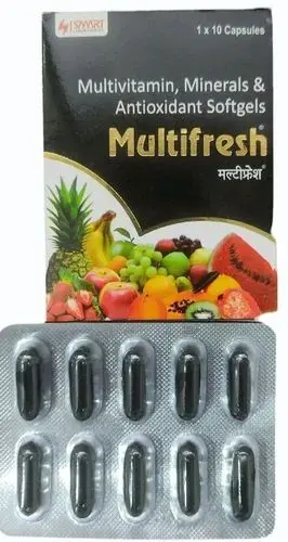 Multifresh Softgel Capsule  (Multivitamin, Minerals & Antioxidant Softgels)