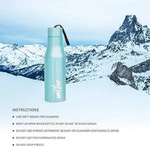Super Stainless Steel Water Bottle Sky Blue Colour (750 ml) 
