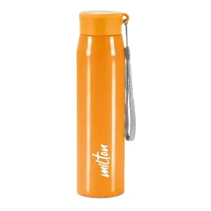 Handy Stainless Steel Sipper Orange Colour Water Bottle (850 ML) 