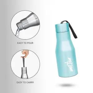 Super Stainless Steel Water Bottle Sky Blue Colour (500 ml) 