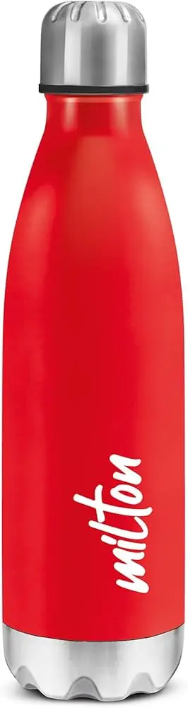PLAIN LID BOTTLES RED SHINE COLOUR 1000 ML