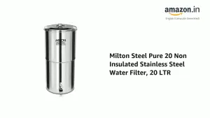 Steel Pure Non Insulated Stainless Steel Water Filter, 20 LTR 
