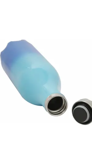 PRUDENT 500 Blue 510 ml Steel Flask (Pack of 1, Blue, Green)