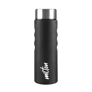 STREAM Stainless Steel Black Colour Water Bottle 750 ml