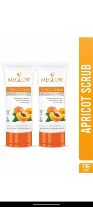MEGLOW 70g Apricot Scrub 