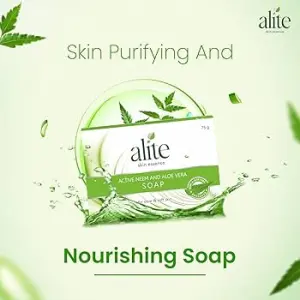 ALITE 75 g Neem and Aloevera Soap 