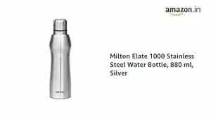 Elate Stainless Steel Water Bottle Silver Colour (1000 ml) 
