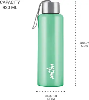 Glim Stainless Steel Aqua Green  Colour Water Bottle (1000 ml) 