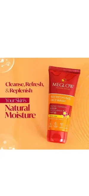 MEGLOW 70g  Refreshing Face Wash 