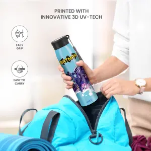Handy Design Stainless Steel Blue Water Bottle (650ml) 