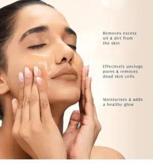 Lotus Herbals Jojobawash Active Milli Capsules Nourishing Face Wash.(80g)