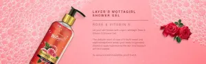 ROSE &VITAMIN E SHOWER GEL (300ml) 