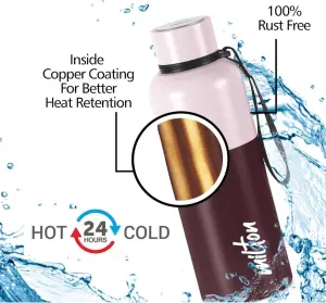 Ancy 750 Thermosteel Water Bottle, 750 ml Steel Bottle (Pack of 1, Red)