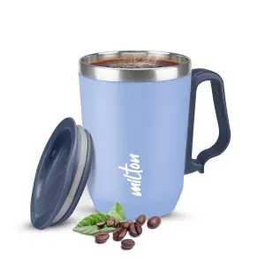 Cool Touch Coastal Coffee Mug Double Walled 350 ml Blue 