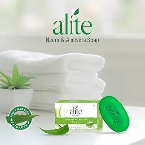 ALITE 75 g Neem and Aloevera Soap 