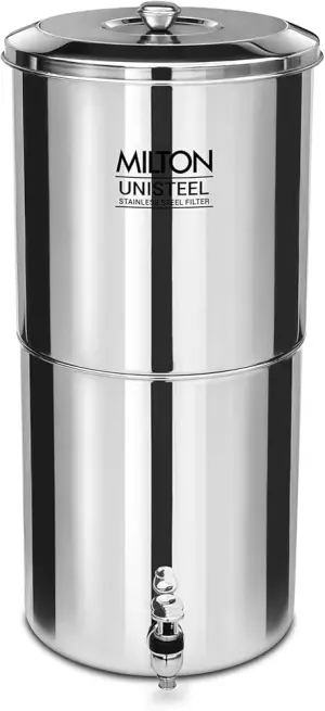 Steel Pure Non Insulated Stainless Steel Water Filter, 20 LTR 
