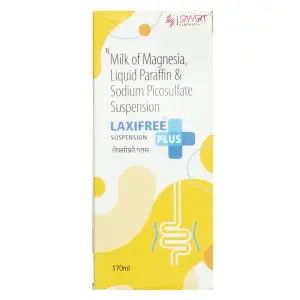 LAXIFREE  PLUS (Milk of Magnesia, Liquid Paraffin & Sodium Picosulfate Suspension)(170ml)