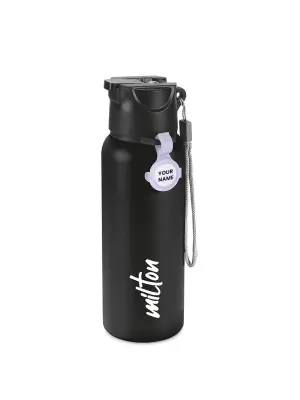 SIPSTAR - Stainless Steel Sipper Black Colour Water Bottle 750ml