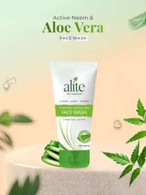 ALITE 70g Neem & Alovera Facewash 