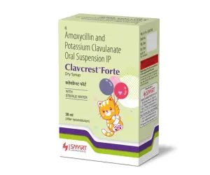 Clavcrest Forte Dry Syrup (Amoxicillin and Potassium Clavulanate Oral Suspension IP )