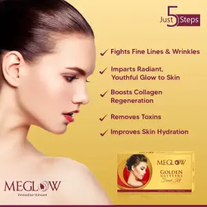 MEGLOW 105g Gold Facial Kit 