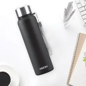 BRIM Stainless Steel Black Colour Water Bottle (750ml) 