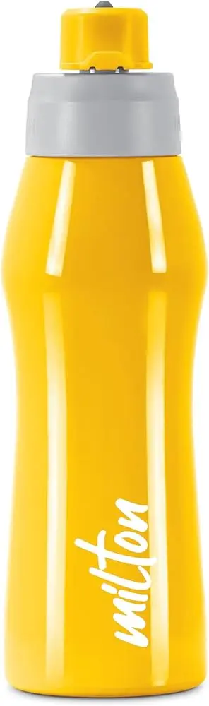ACTIVE Stainless Steel Water Bottle, 1000ml, Yellow