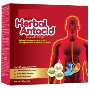 HERBAL ANTACID CHEWABLE 30 TABLETS