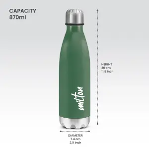 PLAIN LID BOTTLES SHINE GREEN COLOUR 1000 ML