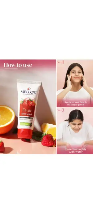 MEGLOW 70g Fruit Face Wash