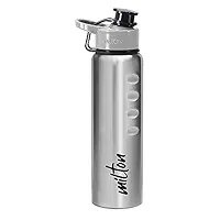 GRIPPER Stainless Steel Water Bottle, 1000ml, Silver
