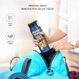Handy Design Stainless Steel Dark Blue Colour Water Bottle (850ml) 