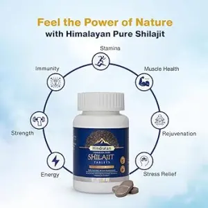 HINDRATAN  Shilajit Tablet 500mg (60 tabs)